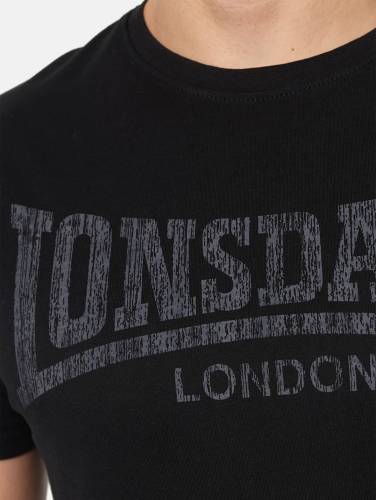 Lonsdale London / t-shirt Logo Kai in zwart