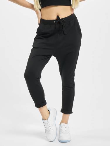 Urban Classics / joggingbroek Open Edge Terry Turn Up in zwart