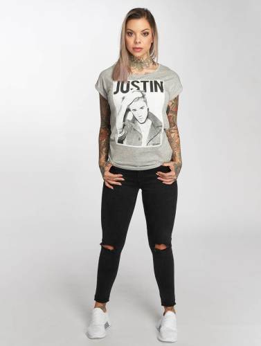 Mister Tee / t-shirt Justin Bieber in grijs