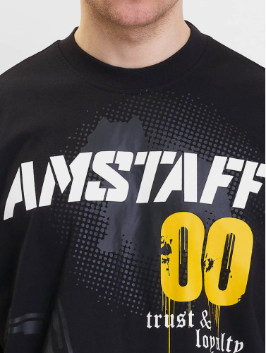 Amstaff / t-shirt Cezero in zwart