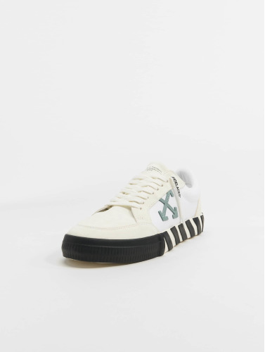 Off-White / sneaker Low Vulcanized Suede Canvas in wit