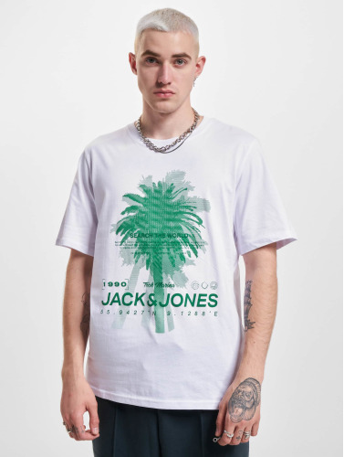 Jack & Jones / t-shirt Marina Print Crew Neck in wit