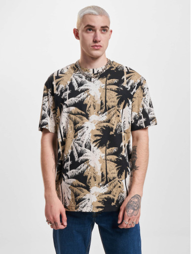 Jack & Jones / t-shirt Type All Over Print Crew Neck in beige