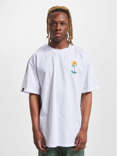 Karl Kani / t-shirt Woven Signature Chest in wit