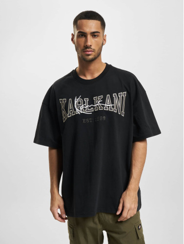 Karl Kani / t-shirt College Signature Heavy Jersey in zwart