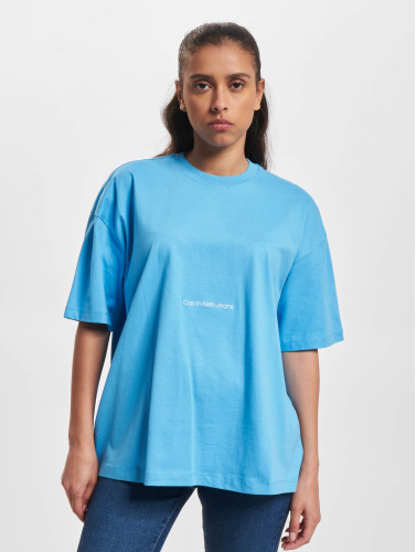 Calvin Klein Jeans / t-shirt Institutional Boyfriend in blauw