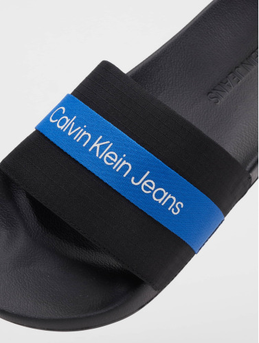 Calvin Klein Jeans / Slipper/Sandaal Webbing in zwart