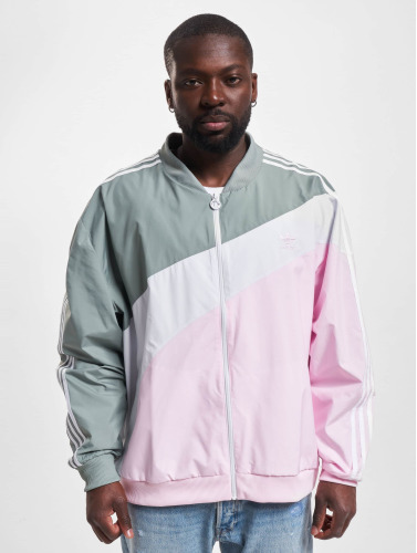 Adidas Originals Swirl Woven Tt Jasje Groen,Roze M Man