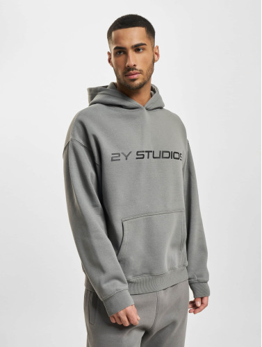 2Y Studios / Hoody Logo Oversize in grijs