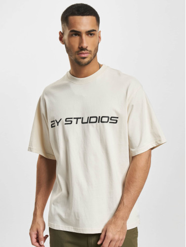 2Y Studios / t-shirt Logo Oversize in beige
