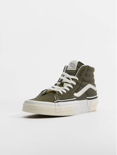 Vans / sneaker SK-HI Reconstruct in olijfgroen