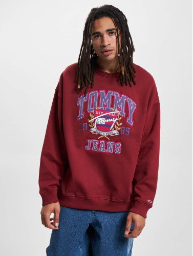 Tommy Jeans / trui College Crew in rood
