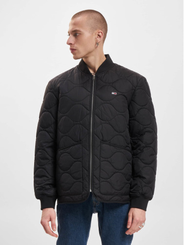 Tommy Jeans / Bomberjack Collegiate Quilted in zwart