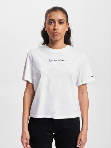 Tommy Jeans / t-shirt Cls Serif Linear in wit