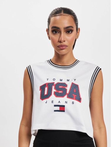 Tommy Jeans / top Crp Usa Basketball in wit