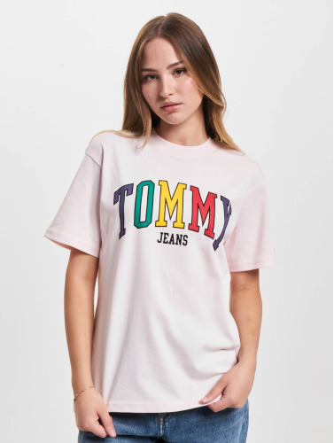 Tommy Hilfiger TJW RLX Pop Tommy T-Shirt Dames - Roze - Maat L