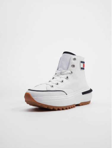 Tommy Jeans / sneaker Mid Run Cleat in wit
