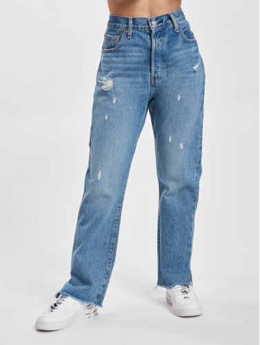 Levi's® / Straight fit jeans 501 Crop in blauw