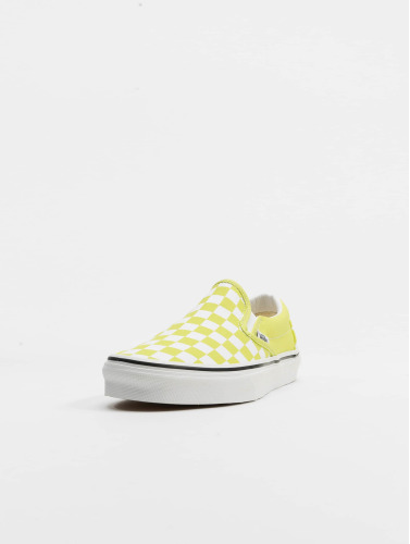Vans / sneaker UA Classic Slip-On Color Theory Checkerboard in geel