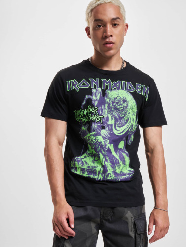 Brandit / t-shirt Iron Maiden Number Of The Beast I in zwart