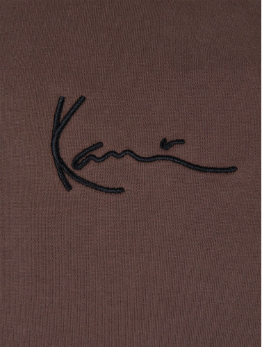 Karl Kani / Hoody Small Signature Essential in bruin