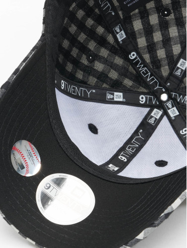 New Era / snapback cap New Era Gingham 9 Twenty New York Yankees in zwart