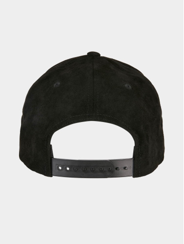 Flexfit Snapback Pet Suede Leather Snapback black one size Zwart
