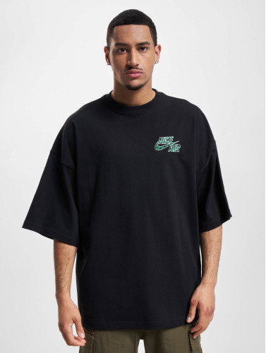 Nike / t-shirt Oversized Brandriffs in zwart