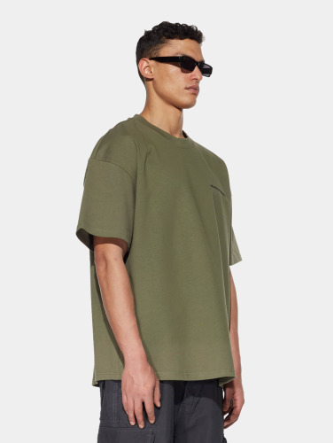 MJ Gonzales / t-shirt In Tha Hood X Heavy Boxy in olijfgroen