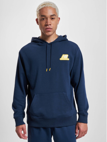 New Balance / Hoody Essentials Stacked Rubber New in blauw