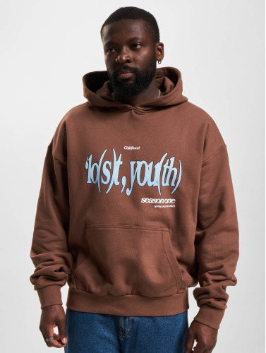 Lost Youth / Hoody Icon V.7 in bruin