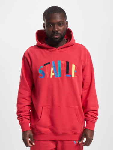 Staple / Hoody Hillcrest Logo in rood