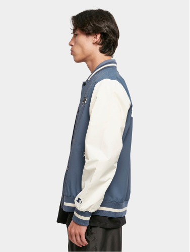 Starter Black Label College jacket -XXL- Nylon Blauw/Wit