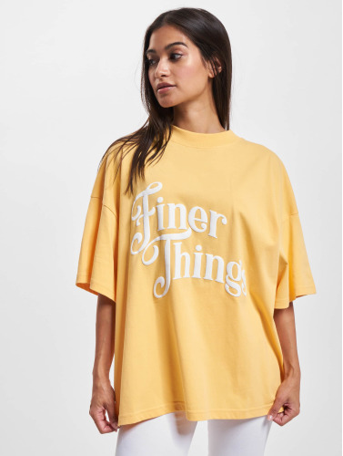 PEGADOR / t-shirt Birca Heavy Oversized T-Shirt in geel