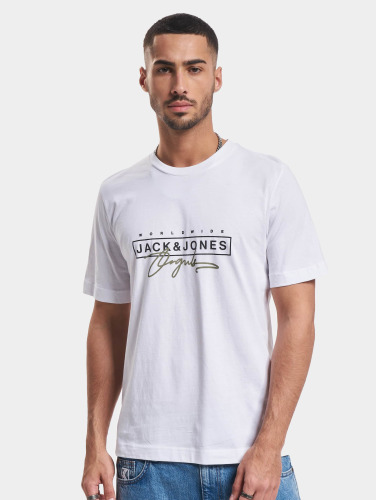 Jack & Jones / t-shirt Splash Branding Crew Neck in wit