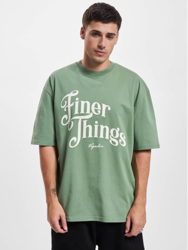 PEGADOR / t-shirt Kirk Oversized in groen