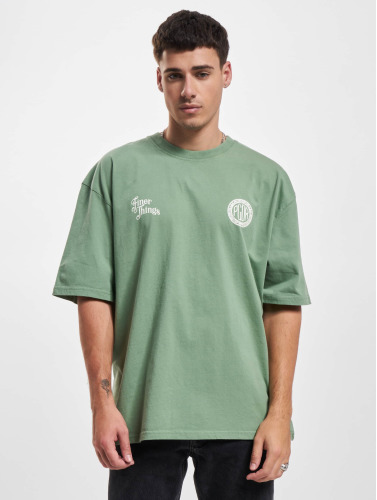 PEGADOR / t-shirt Talbot Oversized in groen