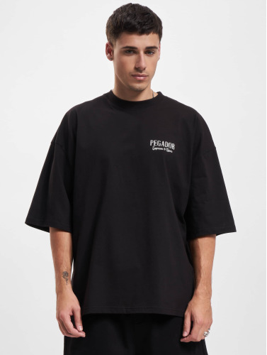 PEGADOR / t-shirt Racoon Boxy in zwart