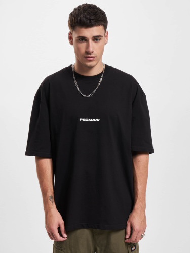PEGADOR / t-shirt Colne Logo Oversized in zwart