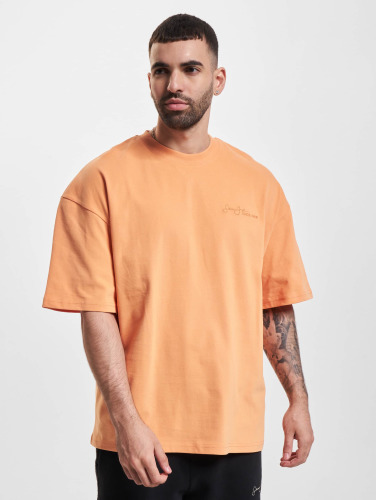 Sean John / t-shirt Script Logo Backprint Peached in oranje