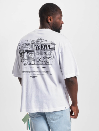 Off-White / t-shirt Graffiti Zine Skate in wit