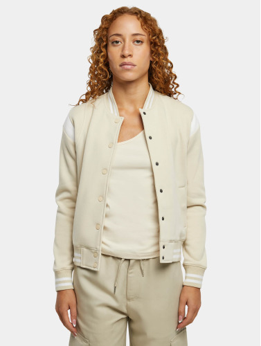 Urban Classics College jacket -XL- Inset Sweat Creme/Wit