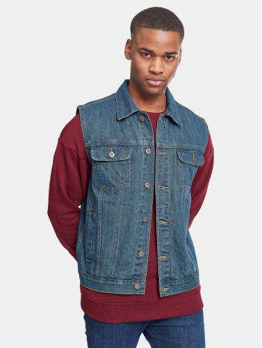 Urban Classics Mouwloos jacket -3XL- Denim vest Spijker jas Blauw