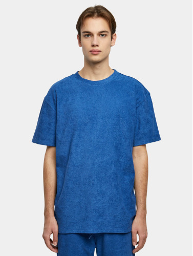 Urban Classics Heren Tshirt -M- Oversized Towel Blauw