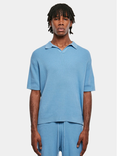 Urban Classics Shirt -S- Ribbed Oversized Blauw