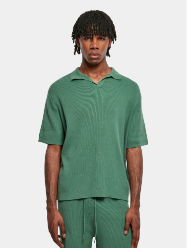 Urban Classics Shirt -L- Ribbed Oversized Groen