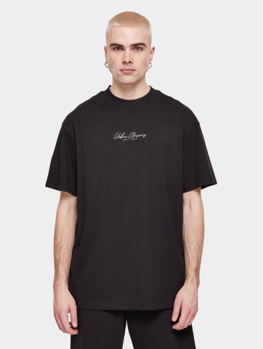 Urban Classics Heren Tshirt -M- Oversized Mid Embroidery Zwart