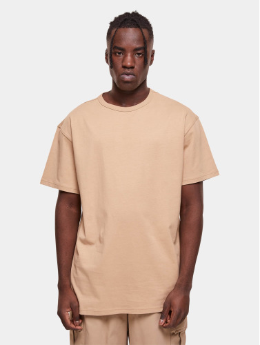 Urban Classics Heren Tshirt -M- Oversized Beige