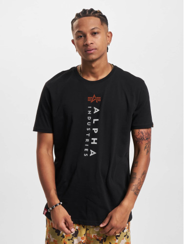Alpha Industries / t-shirt R Print in zwart