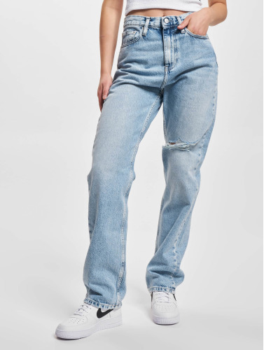 Calvin Klein Jeans / Straight fit jeans High Rise in blauw